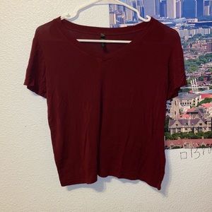 Tillys maroon vneck